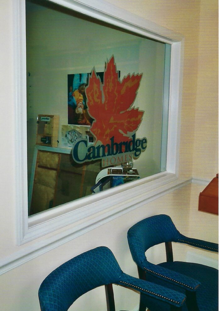 Vinyl Lettering for Real-estate Sales Centers